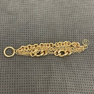 Carolina Herrera gold chain bracelet
